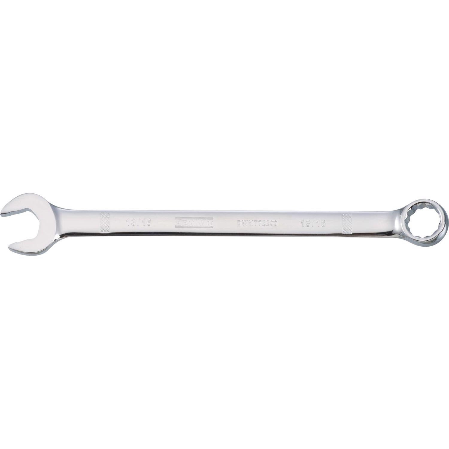 DeWalt 13/16 in. X 13/16 in. 12 Point SAE Combination Wrench 10-21/32 in. L 1 pc