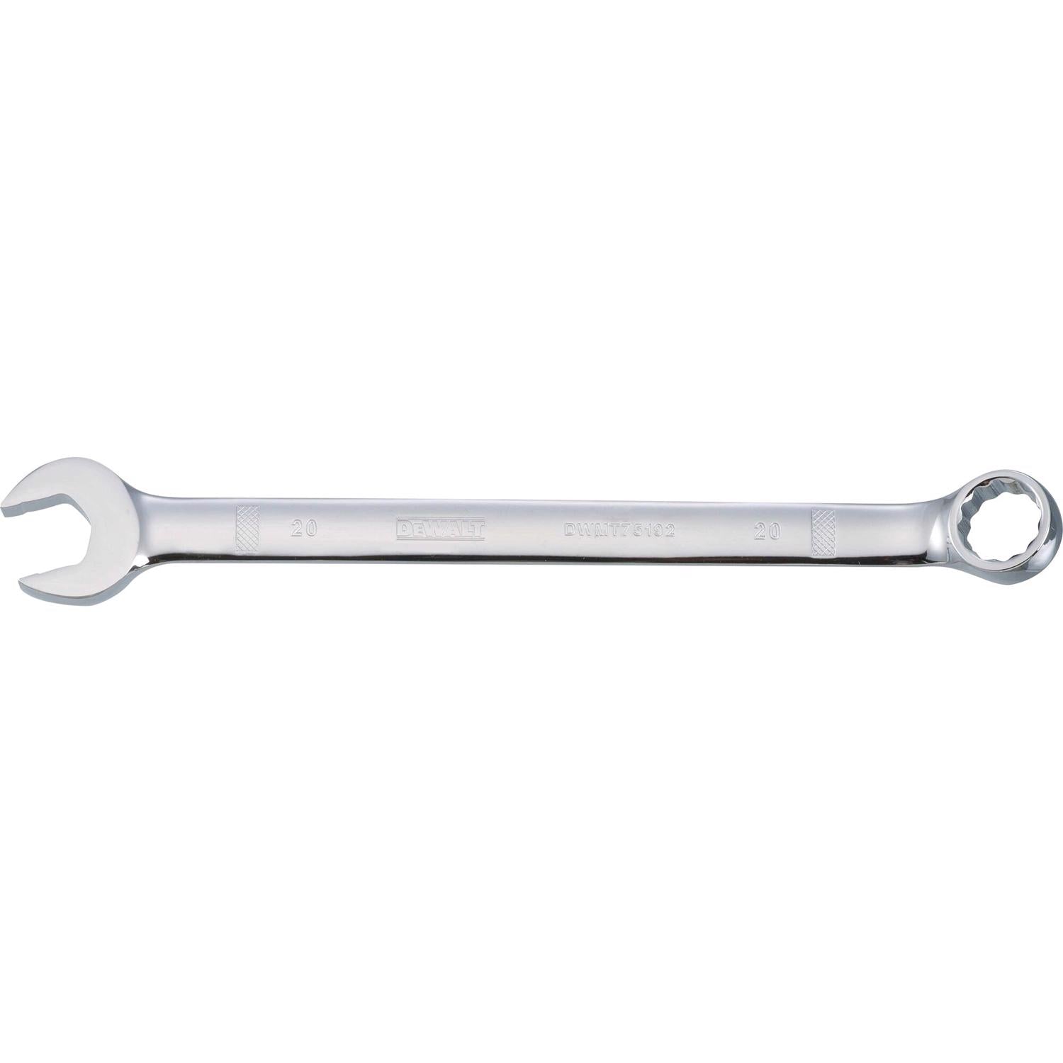 DeWalt 20 mm X 20 mm 12 Point Metric Combination Wrench 10-1/4 in. L 1 pc