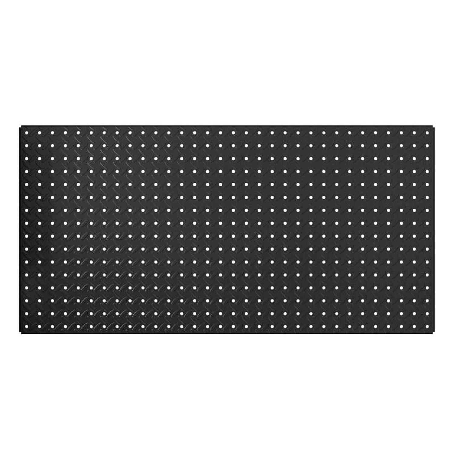 Knape & Vogt HEAVYWEIGHT 16 in. W X 32 in. H X 0.65 in. D Pegboard Steel Black - Case of 5