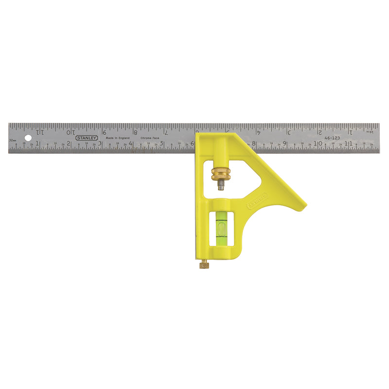 STANLEY - Stanley 12 in. L X 3 in. H Steel English Combination Square [46-123]