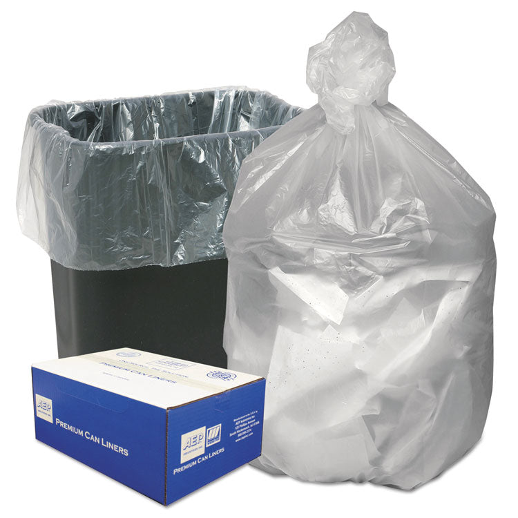 Ultra Plus - Can Liners, 16 gal, 8 microns, 24" x 33", Natural, 1,000/Carton