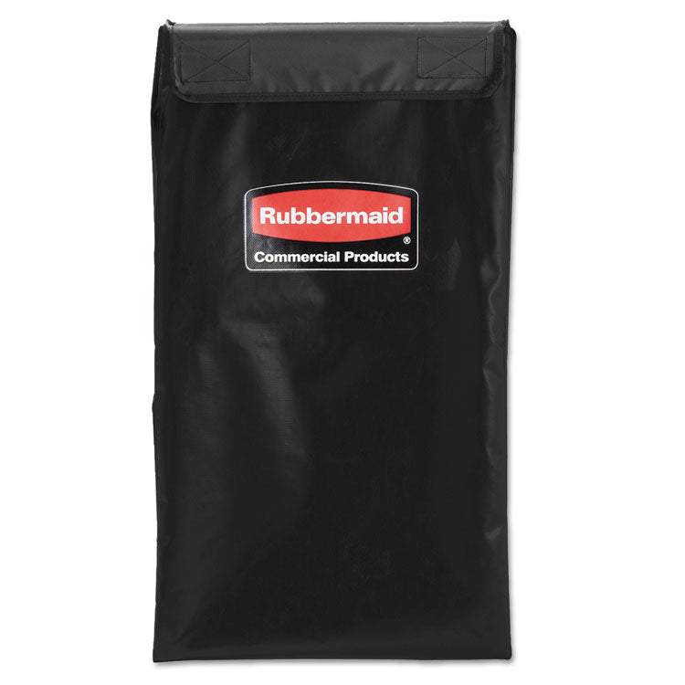 Rubbermaid Commercial - Collapsible X-Cart Replacement Bag, 4 Bushel, 220 lbs, Vinyl, Black