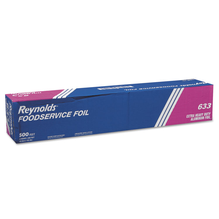 Reynolds Wrap - Extra Heavy-Duty Aluminum Foil Roll, 24" x 500 ft, Silver