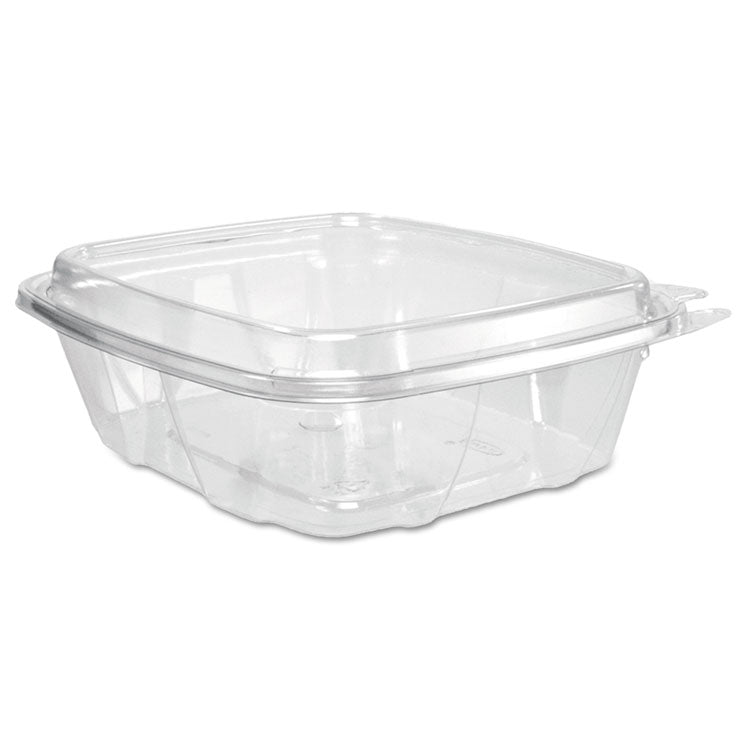 Dart - ClearPac SafeSeal Tamper-Resistant/Evident Containers, Domed Lid, 24 oz, 6.4 x 2.3 x 7.1, Clear, Plastic, 100/Bag, 2 Bags/CT