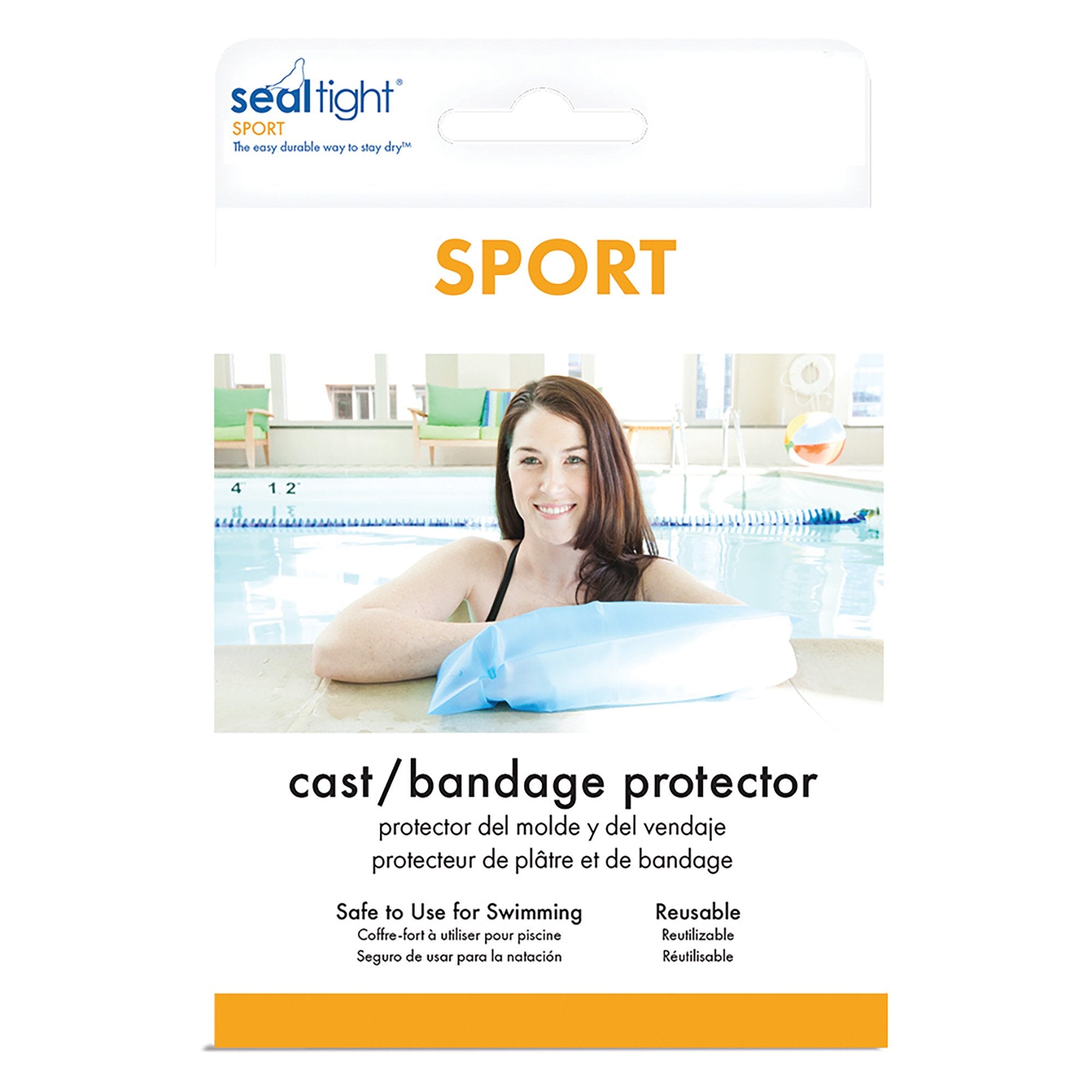 Brownmed - Arm Cast Cover SEAL-TIGHT® Sport Short Thermoplastic Elastomer 21 Inch Arm Length [1/EA]
