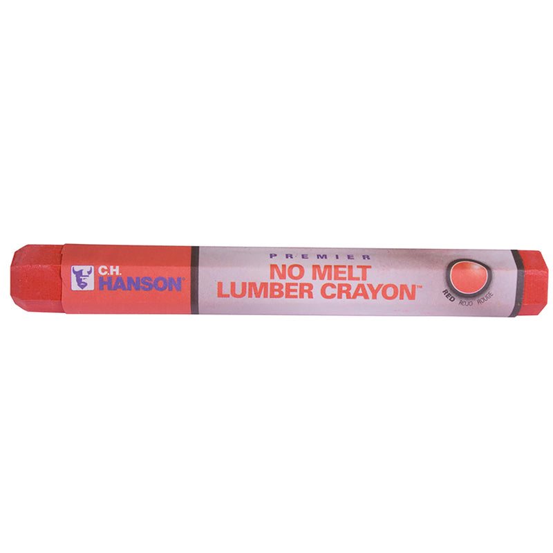 C.H. HANSON - C.H. Hanson CH Hanson 4.5 in. L Lumber Crayon Red 1 pc - Case of 12