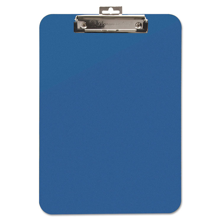 Mobile OPS - Unbreakable Recycled Clipboard, 0.25" Clip Capacity, Holds 8.5 x 11 Sheets, Blue