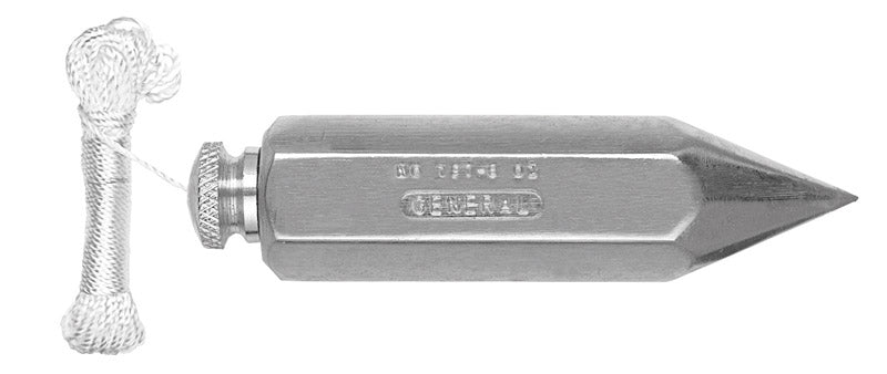 GENERAL - General 12 oz Steel Plumb Bob 4.5 in. L 1 pc