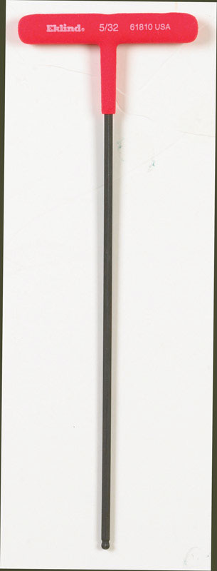 EKLIND - Eklind Power-T 5/32 in. SAE T-Handle Ball End Hex Key 1 pc