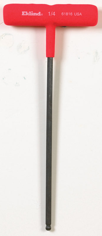 EKLIND - Eklind Power-T 1/4 in. SAE T-Handle Ball End Hex Key 1 pc