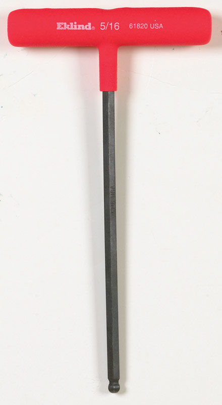 EKLIND - Eklind Power-T 5/16 in. SAE T-Handle Ball End Hex Key 1 pc