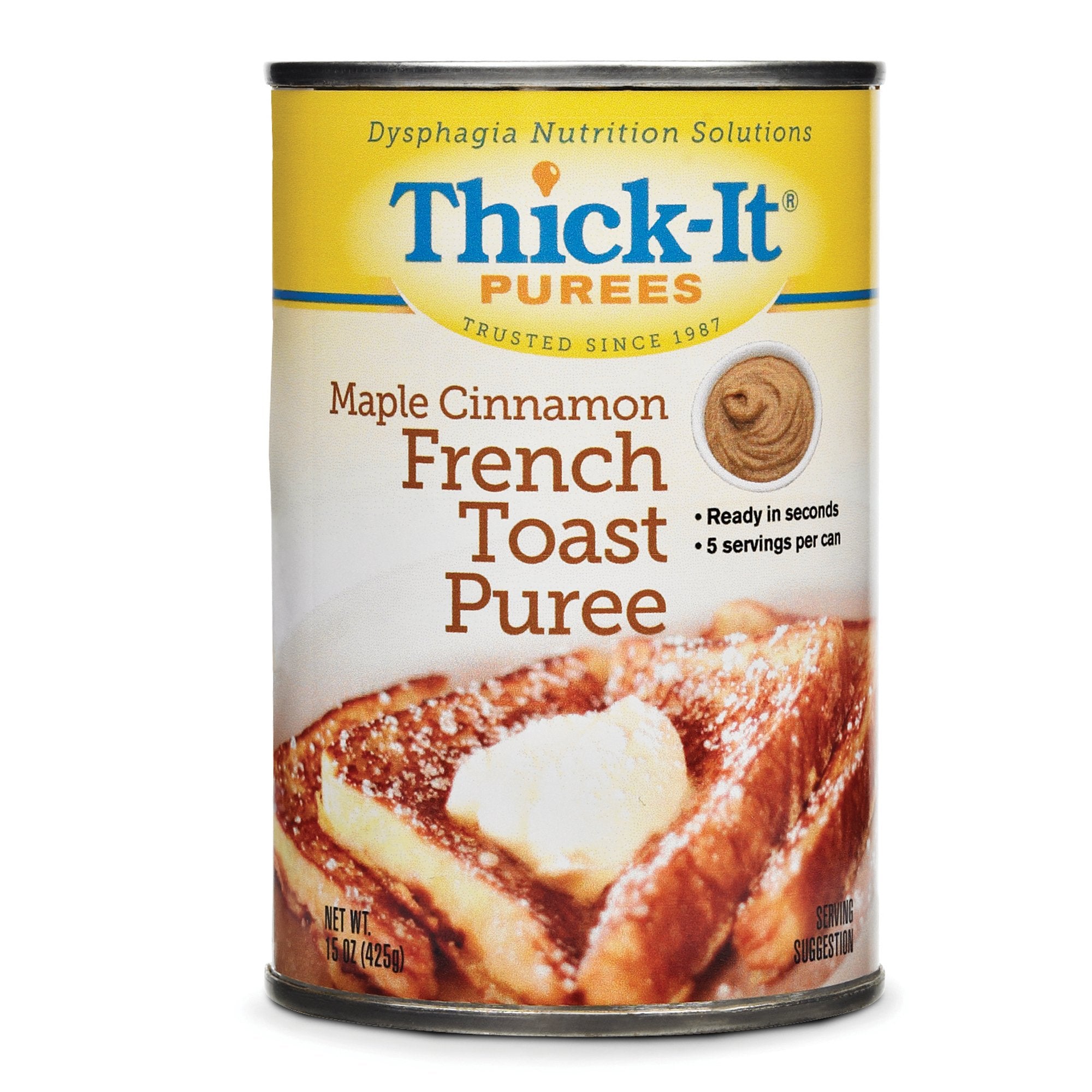Kent Precision Foods - Thickened Food Thick-It® 15 oz. Can Maple Cinnamon French Toast Flavor Puree IDDSI Level 4 Extremely Thick/Pureed [1/EA]