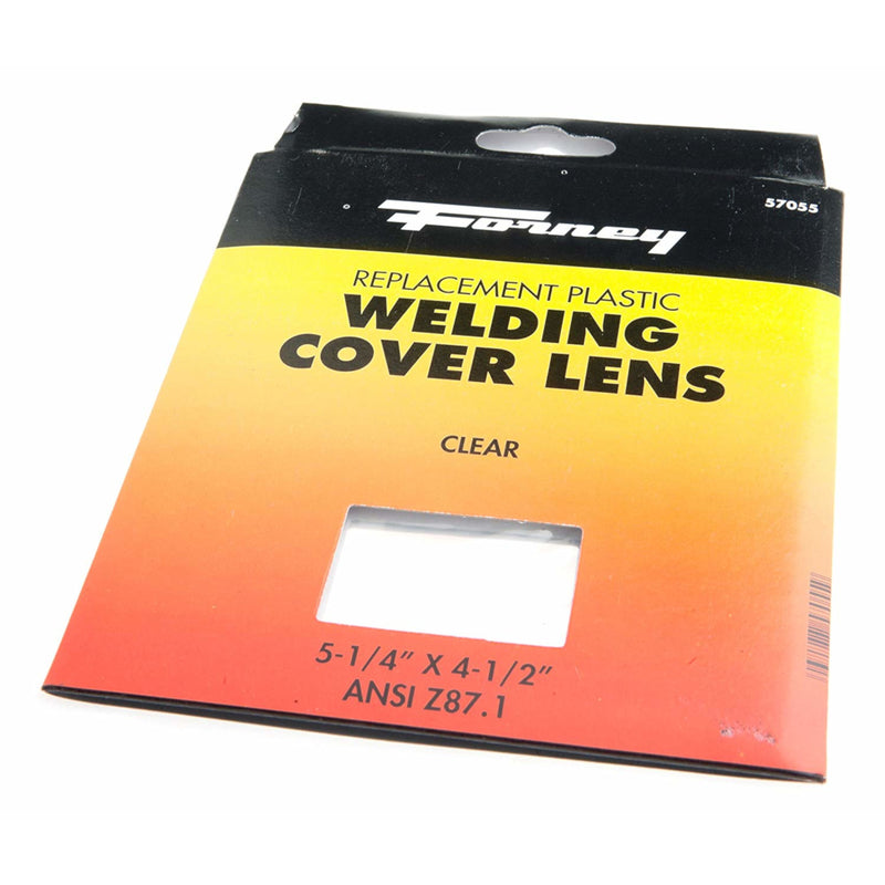 FORNEY - Forney 4.5 in. H X 5.3 in. W Plastic Welding Helmet Lens Clear 1 pc