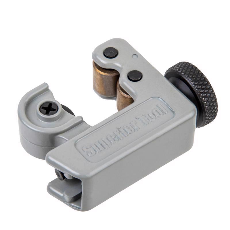 SUPERIOR TOOL - Superior Tool 1-1/8 in. Mini Tube Cutter Black/Gray 1 pc