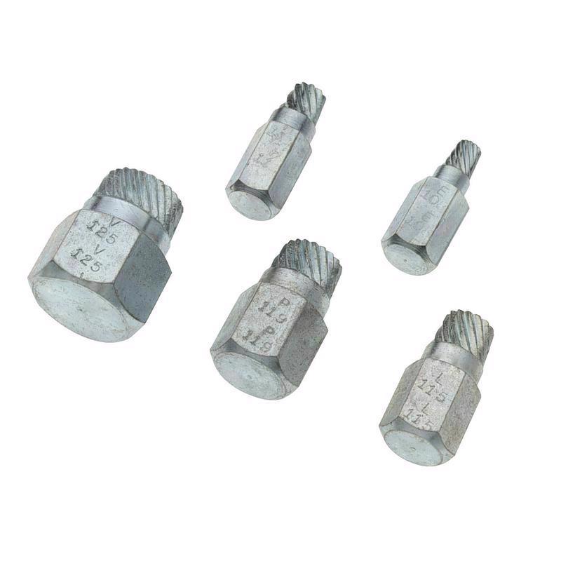 SUPERIOR TOOL - Superior Tool Steel Bolt Extractor Set 5 pc