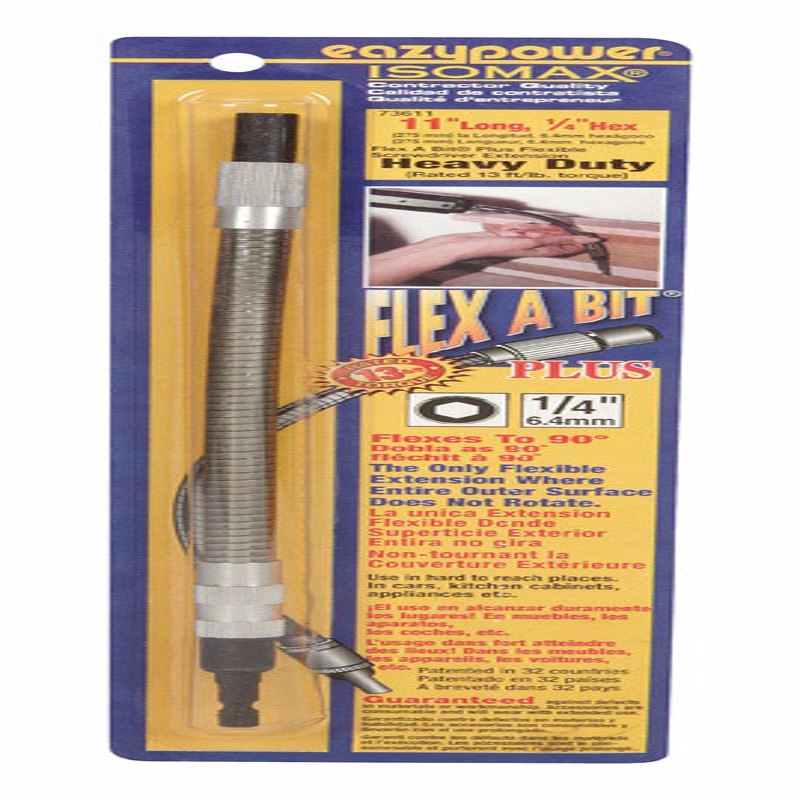 EAZYPOWER - Eazypower Isomax 11 in. Steel Extension 1/4 in. Hex Shank 1 pc [73611]
