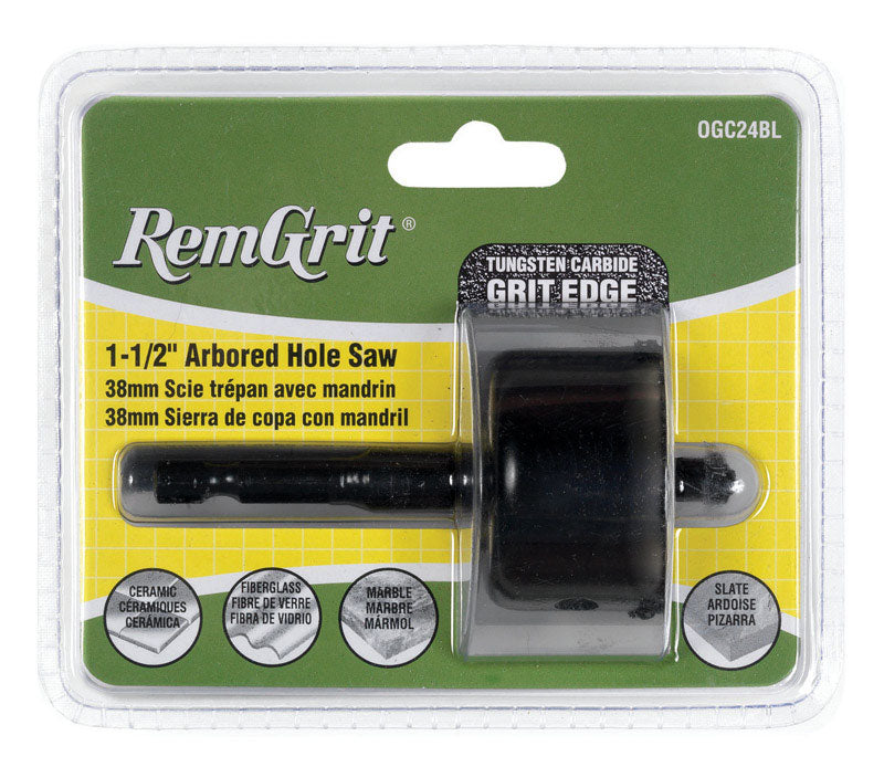 DISSTON - Disston RemGrit 1-1/2 in. Carbide Grit Hole Saw 1 pc