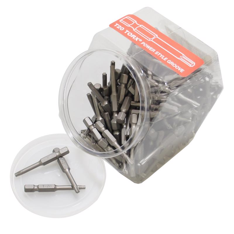 BEST WAY TOOLS - Best Way Tools Torx T20 X 2 in. L Screwdriver Bit Carbon Steel 150 pc
