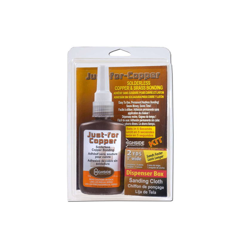 HIGHSIDE CHEMICALS - Highside Chemicals Just For Copper 5 3/8 in. L X 8 1/2 in. W Copper Bonding Copper 1 pc