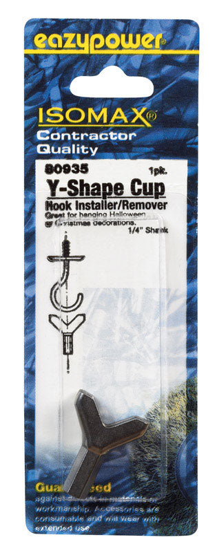 EAZYPOWER - Eazypower Isomax 6 in. L Y Cup Hook Installer/Remover Steel 1 pc