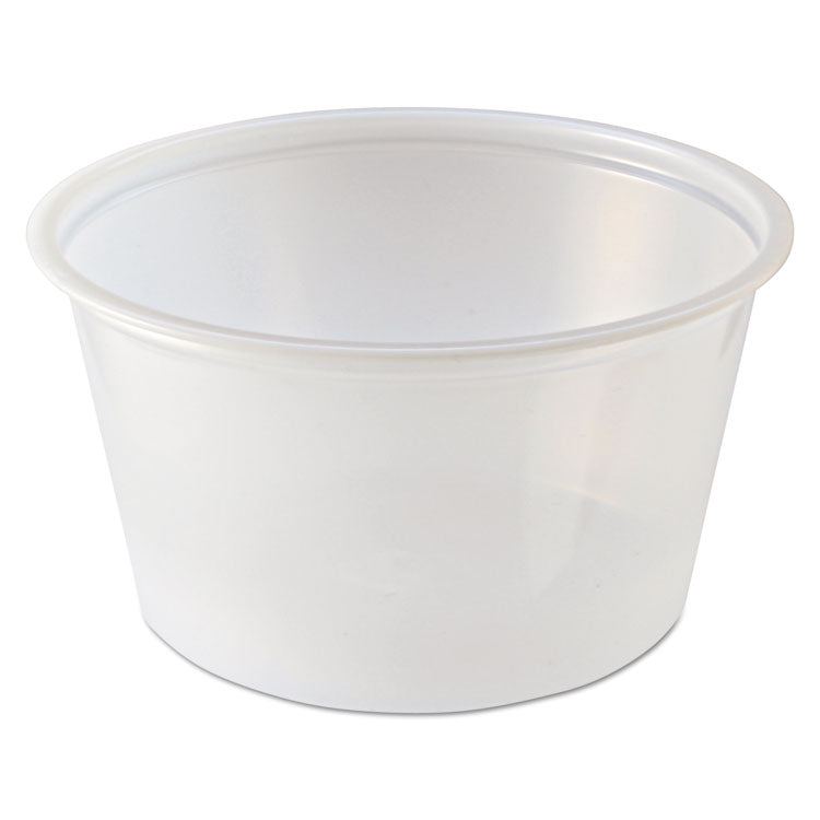 Fabri-Kal - Portion Cups, 2 oz, Clear, 250 Sleeves, 10 Sleeves/Carton