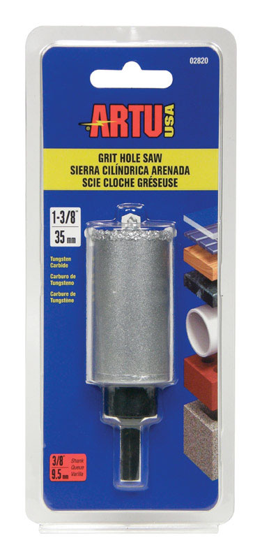 ARTU - ARTU 1-3/8 in. Carbide Grit Hole Saw Arbor 1 pc