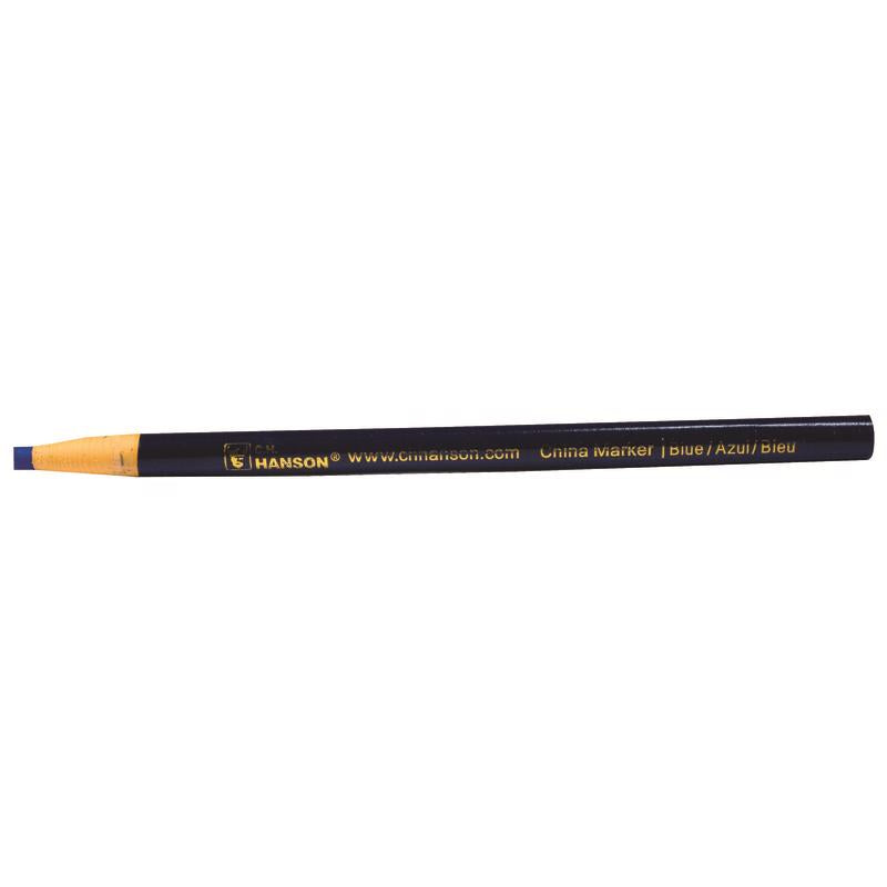 C.H. HANSON - C.H. Hanson CH Hanson 6.8 in. L China Marker Blue 12 pc - Case of 12