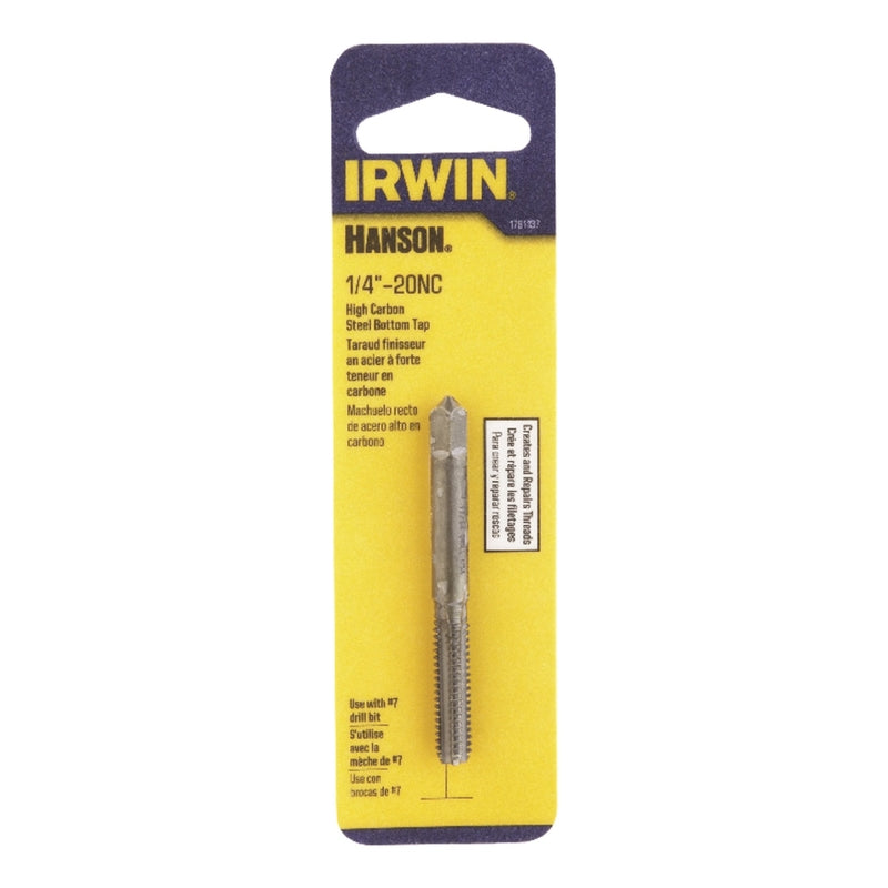 IRWIN TOOLS - Irwin Hanson High Carbon Steel SAE Bottom Tap 1/4 in. 1 pc [1791137]