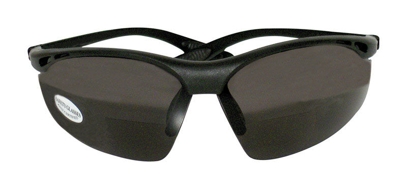 SIERRA RANCH - Sierra Ranch Bi-Focal Safety Readers Smoke Lens Black Frame 1 pc - Case of 12
