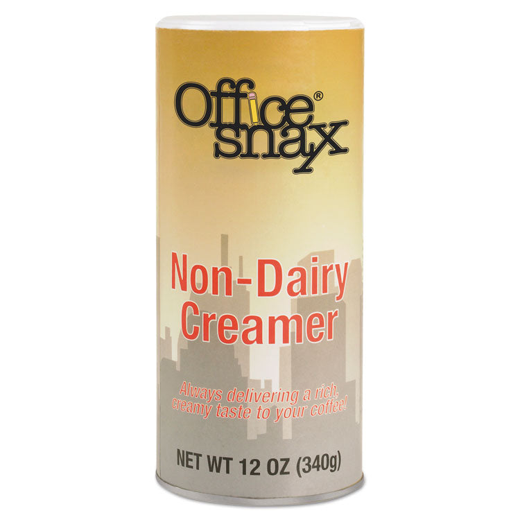 Office Snax - Reclosable Canister of Powder Non-Dairy Creamer, 12oz