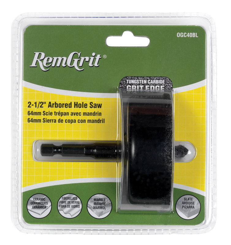 DISSTON - Disston RemGrit 2-1/2 in. Carbide Grit Hole Saw 1 pc