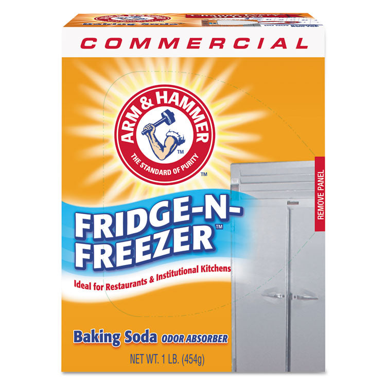 Arm & Hammer - Fridge-N-Freezer Pack Baking Soda, Unscented, Powder, 16 oz, 12/Carton
