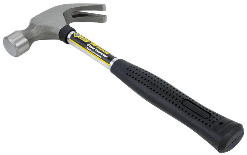 STEEL GRIP - Steel Grip 16 oz Smooth Face Claw Hammer Steel Handle