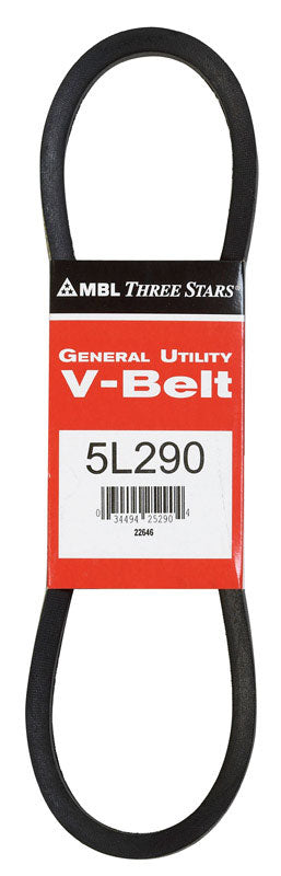 MITSUBOSHI - Mitsuboshi FHP 5L290 Standard General Utility V-Belt 0.63 in. W X 29 in. L For Fractional Horsepower