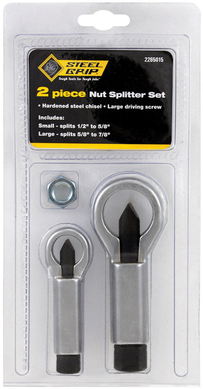 STEEL GRIP - Steel Grip 1/2 in. Steel Nut Splitter Set 4-1/2 in. 2 pc
