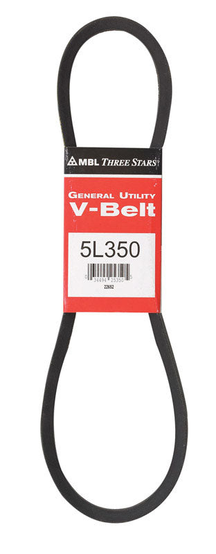 MITSUBOSHI - Mitsuboshi FHP 5L350 Standard General Utility V-Belt 0.63 in. W X 35 in. L For Fractional Horsepower