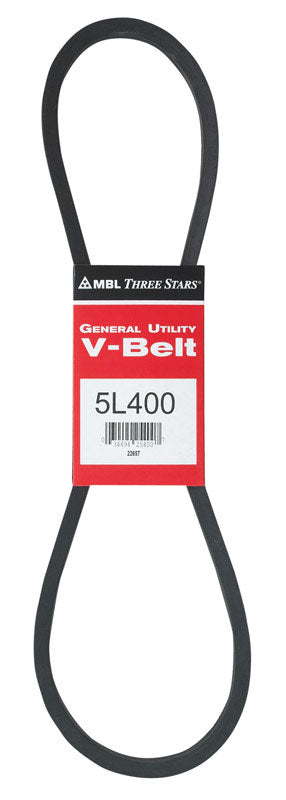 MITSUBOSHI - Mitsuboshi FHP 5L400 Standard General Utility V-Belt 0.63 in. W X 40 in. L For Fractional Horsepower