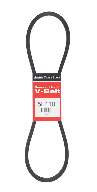 MITSUBOSHI - Mitsuboshi FHP 5L410 Standard General Utility V-Belt 0.65 in. W X 41 in. L For Fractional Horsepower