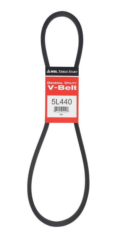 MITSUBOSHI - Mitsuboshi FHP 5L440 Standard General Utility V-Belt 0.63 in. W X 44 in. L For Fractional Horsepower
