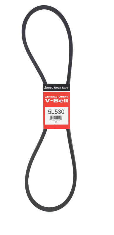 MITSUBOSHI - Mitsuboshi FHP 5L530 Standard General Utility V-Belt 0.63 in. W X 53 in. L For Fractional Horsepower
