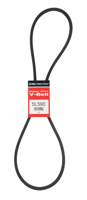 MITSUBOSHI - Mitsuboshi FHP 5L590 Standard General Utility V-Belt 0.63 in. W X 59 in. L For Fractional Horsepower