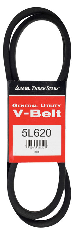 MITSUBOSHI - Mitsuboshi FHP 5L620 Standard General Utility V-Belt 0.63 in. W X 62 in. L For Fractional Horsepower