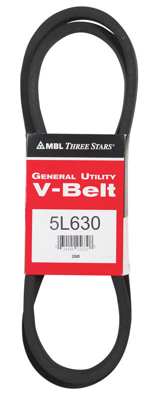 MITSUBOSHI - Mitsuboshi FHP 5L630 Standard General Utility V-Belt 0.63 in. W X 63 in. L For Fractional Horsepower
