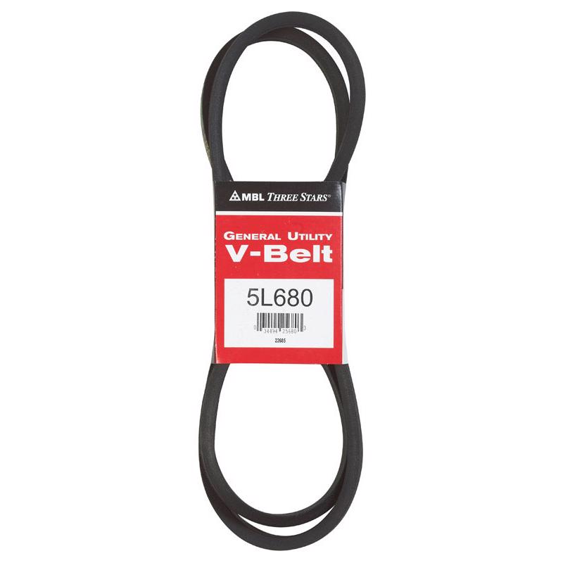 MITSUBOSHI - Mitsuboshi FHP 5L680 Standard General Utility V-Belt 0.63 in. W X 68 in. L For Fractional Horsepower
