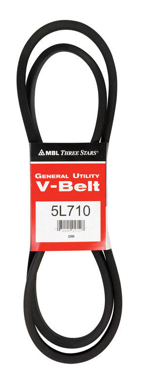 MITSUBOSHI - Mitsuboshi FHP 5L710 Standard General Utility V-Belt 0.63 in. W X 71 in. L For Fractional Horsepower