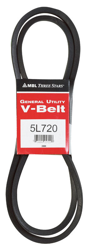 MITSUBOSHI - Mitsuboshi FHP 5L720 Standard General Utility V-Belt 0.63 in. W X 72 in. L For Fractional Horsepower