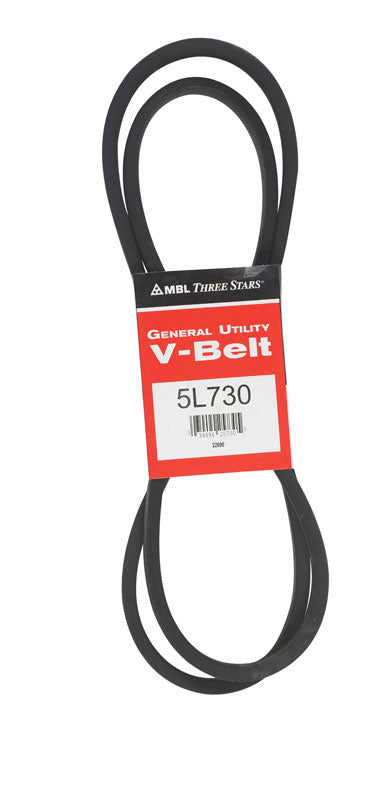 MITSUBOSHI - Mitsuboshi FHP 5L730 Standard General Utility V-Belt 0.63 in. W X 73 in. L For Fractional Horsepower