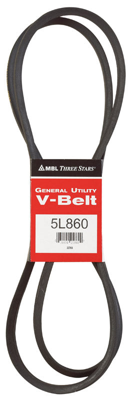 MITSUBOSHI - Mitsuboshi FHP 5L860 Standard General Utility V-Belt 0.63 in. W X 86 in. L For Fractional Horsepower