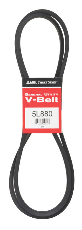 MITSUBOSHI - Mitsuboshi FHP 5L880 Standard General Utility V-Belt 0.63 in. W X 88 in. L For Fractional Horsepower