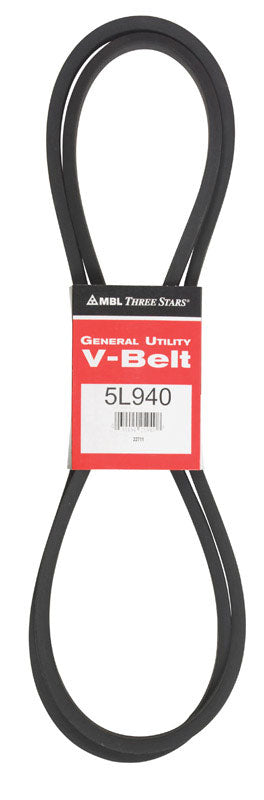 MITSUBOSHI - Mitsuboshi FHP 5L940 Standard General Utility V-Belt 0.63 in. W X 94 in. L For Fractional Horsepower